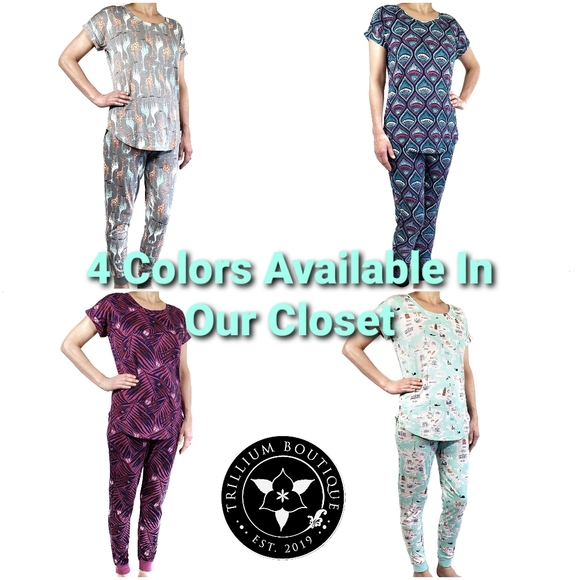 Munki Munki Women's Pajama Set - Deep Blue, NWT! - Picture 7 of 7